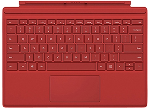 マイクロソフト純正 タイプカバー SurfacePro用 1725 レッド Microsoft - Surface pro type cover 1725 レッドの通販 by